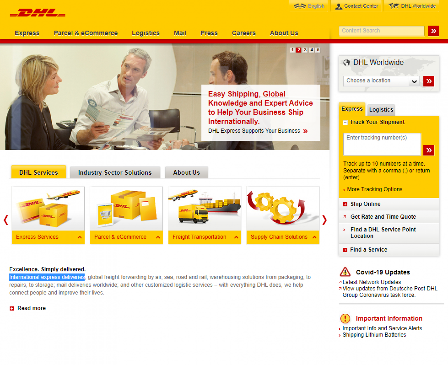 DHL.com - International Express Deliveries - TRUST.pro Reviews